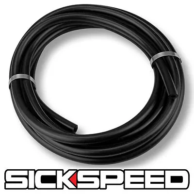$14.88 • Buy 3 Meters Black Silicone Hose For High Temp Vacuum Engine Bay Dress Up 4mm Air F