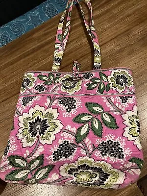 Vera Bradley Toggle Tote Priscilla Pink Floral Shoulder Bag • $9.95