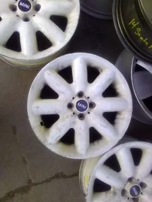 Wheel 17x7 Alloy 8 Spoke White Exposed Lug Nuts Fits 03-09 MINI COOPER 464309 • $200