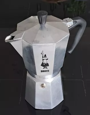 Bialetti Coffee Maker 18 Cup (3 Proper Mugs!) Extra Large Vintage 2 Spare Seals • £9