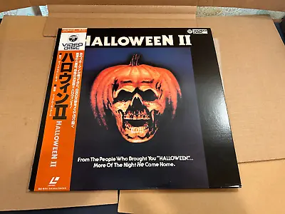 Halloween II 2 Japanese Laserdisc W/OBI Widescreen John Carpenter Michael Myers • $99.99