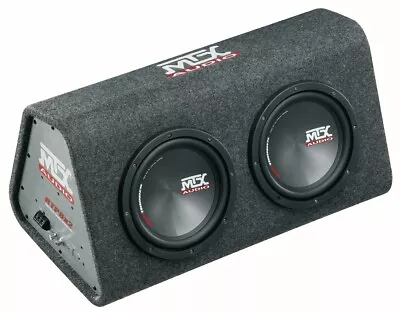 MTX Audio Dual 2x8  Vented Powered Enclosure With 240W RMS Class-D Amplifier • $220