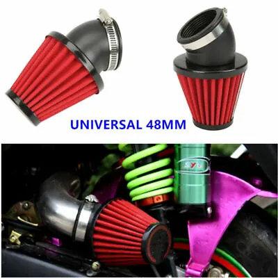 48mm Car Truck Motorcycle Racing 3  INCH KN Cold Air Intake Filter Kit Universal • $20.89