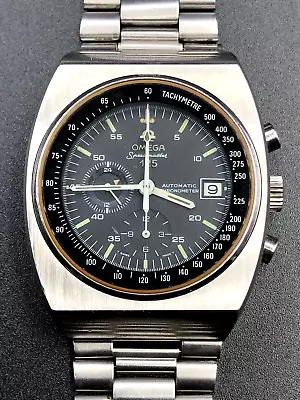 VINTAGE 70s OMEGA SPEEDMASTER125 AUTOMATIC CHRONOMETER CHRONO WATCH REF 178.0002 • $3500