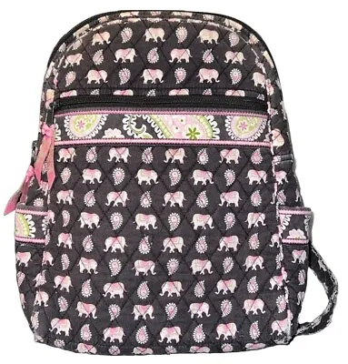 Vera Bradley PINK ELEPHANT Back Pack (Discontinued  Pattern) Gently Used 2007 • $15