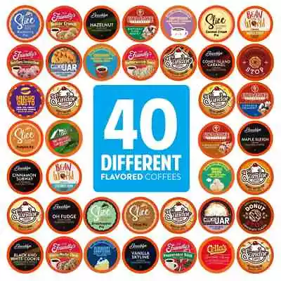 Two Rivers Flavored K-Cups Coffee Pods Variety Pack For Keurig K-Cup 40 Count • $22.95