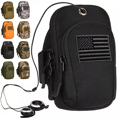 2 Pockets Running Phone Armband Holder Tactical EDC Utility Gadget Medical Pack • $9.99