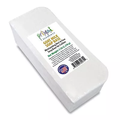 Goat Milk Soap Base - Moisturizing Melt And Pour Glycerin Soap Base For Craft... • $33.33