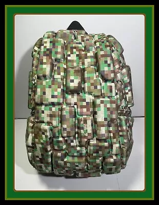 Mad Pax Surfaces Fullpack Predator Camouflage Backpack Camo Blok Minecraft Style • $49.98