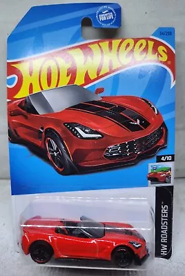 Hot Wheels Chevrolet C7 Z06 Convertible #4/10   2023 HW Roadsters/Malaysia • $2.99