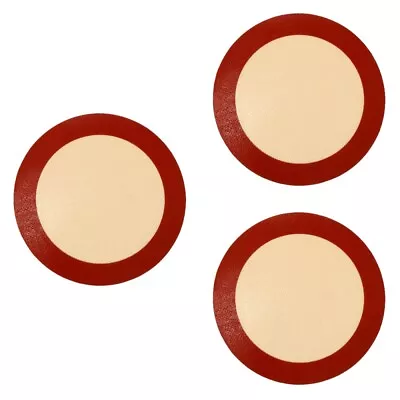 3 Count Red Baking Mat Car Devil Horns Non Stick Pads • £11.49