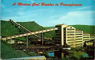 Postcard~Mahanoy City Pa.~Reading Anthracite Coal Co.~Central Breaker • $5.65