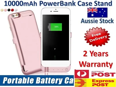 $28.75 • Buy Battery External Power Bank Charger Case Charging Cover For IPhone 6 7 8 Plus +