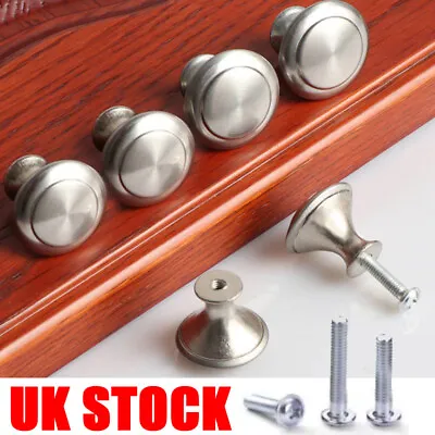 £7.20 • Buy 8 Pcs Door Knobs Cabinet Handles Cupboard Drawer Kitchen Stainless Steel DIY UK