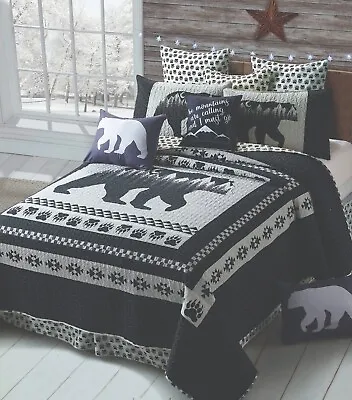 Virah Bella - Moon Bear - Lightweight Reversible Quilt Set W/ Matching Shams • $59.99