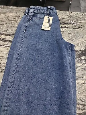 £35 • Buy Women Loose Jeans  Palazzo High Rise River Island Jeans Best Offer Uk- 8R Eu-34