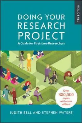 £21.78 • Buy Doing Your Research Project By Judith Bell, Stephen Waters
