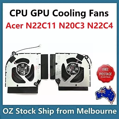 CPU GPU Cooling Fan For Acer Predator Helios 300 N22C3 N20C11 N20C4 Left Right • $85