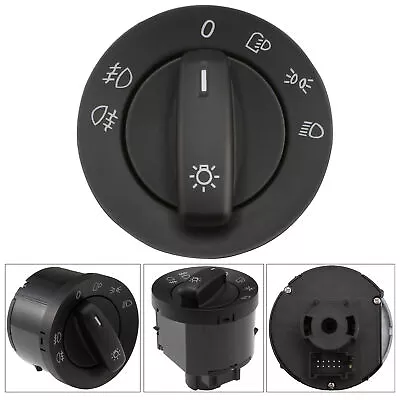 Headlight Switch Light Headlamp Switch Control Fit For VW Golf MK5 Caddy Jetta • $12.99