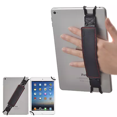 Security Elastic Hand Strap PU Holder For 7-10 Inch Tablets IPad Pro Galaxy Tab • $17.99