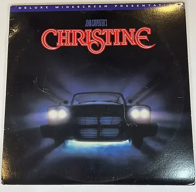 Christine-John Carpenter Columbia Laserdisc  Deluxe Wide Screen  Stephen King • $39.99