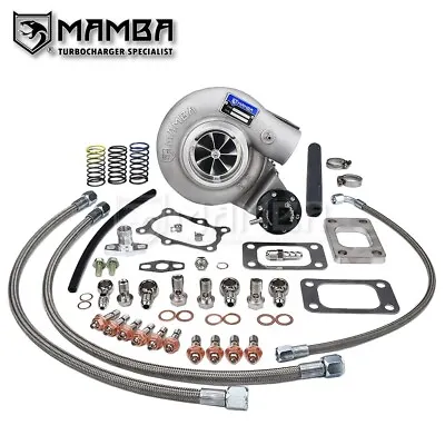 MAMBA D5-7 Ball Bearing Turbo For Nissan RB20DET RB25DET 3  5200 GTX3076R .73 • $1713.23