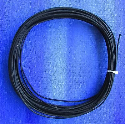 NEW 25' Gavitt Vintage Cloth Covered Push Back Guitar Wire 22 Gauge Black - USA • $18.95