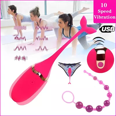 Wearable Vibrator Remote Control Vibrating Panties Dildo Stimulator Clit Sex Toy • $13.95