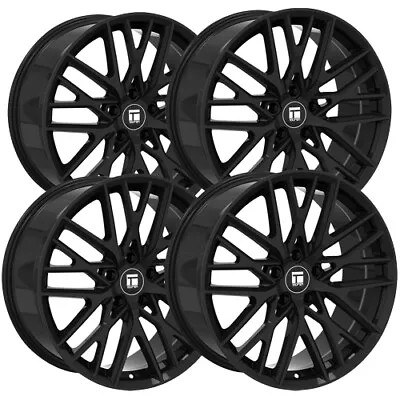$1067.96 • Buy (Set Of 4) Touren TR91 19x8.5 5x112 +35mm Gloss Black Wheels Rims 19  Inch