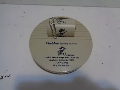 Clean Vintage Mickey Mouse Office  Desk Paper Clip Dispenser FREE Quick SHIP • $22.50