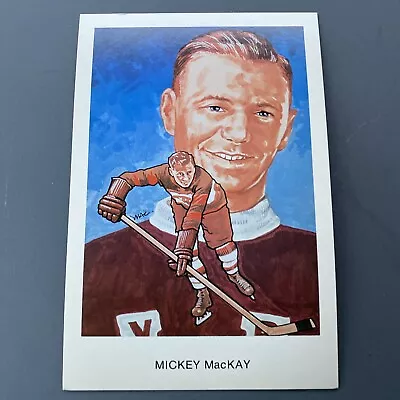 D. (Mickey) MacKay Hockey Hall Of Fame 1983 Cartophilium Postcard Photo #N8 NMT • $3.64