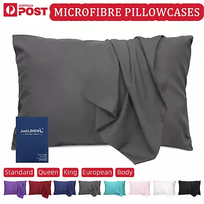 2x 2000TC Pillowcases Pillow Case Standard/Queen/K/E/Body 1pc Hotel Quality Soft • $9.99