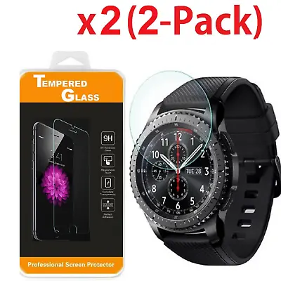 2-P Tempered Glass Protector For Smart Watch Samsung Gear S2/S3 Classic Frontier • $5.82
