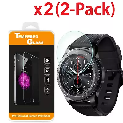 2-P Tempered Glass Protector For Smart Watch Samsung Gear S2/S3 Classic Frontier • $6.92