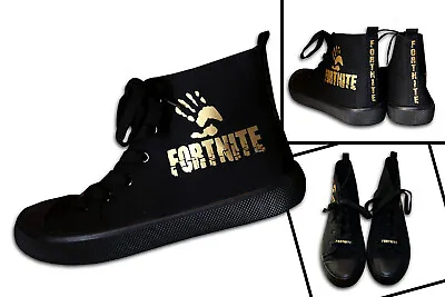 New FORTNITE BLACK Boots / Shoes -Kids Sizes *OZ Seller Fast Postage. 2023 Stock • $39.95