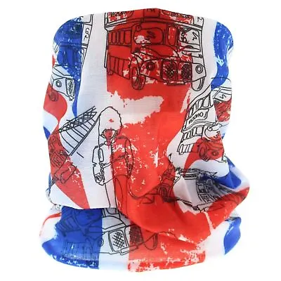 Union Jack Face Covering Gaiter Snood Face Mask Neck Scarf Snood • £6.91