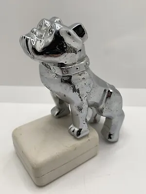 Vtg Mack Truck Chrome Bulldog Dog Hood Ornament Design Patent 87931 AS/IS Bolts • $60