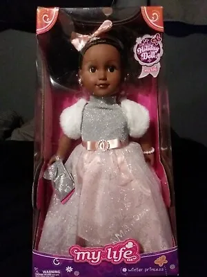 My Life As Winter Princess Holiday 18  Doll African American Girl L@@k • $29.99