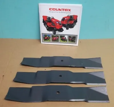 GENUINE Westwood Countax Tractor 38  Combi Mulching Blade Set (x3) FREE DELIVERY • £129.99