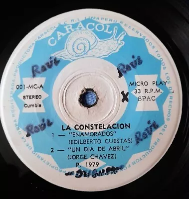 EP LA CONSTELACION  Enamorado  RARE PSYCH CUMBIA FROM PERU CARACOL RECORD VG+ • $45