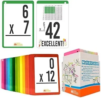 Whiz Builder Multiplication Flash Cards For Ages 8+ 169 Pcs Learning Card Games • $17