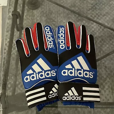 Adidas Soccer Junior Goalkeeper Gloves Size 4 650437 Vintage Rare  • $25