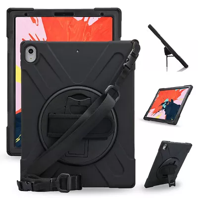 Full Body Drop Proof Military Tough IPad Armor Case With Hand Shoulder Strap  • $26.59