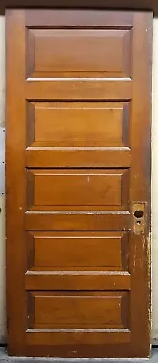 5 Avail 30 X78  Antique Vintage Old Salvaged Interior Wood Wooden Doors 5 Panels • $199.99