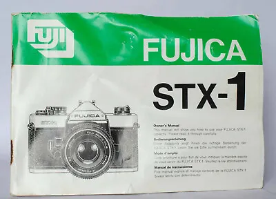 £2.50 • Buy Instruction Manual For Fujica STX-1 SLR.
