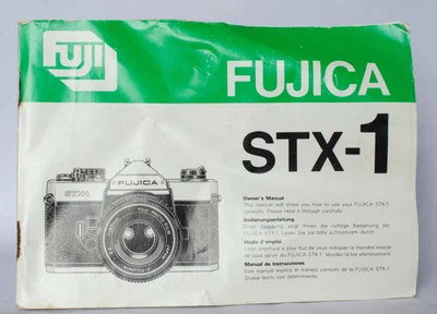 £2.50 • Buy Instruction Manual For Fujica STX-1 SLR.