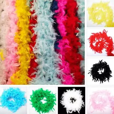 $1.93 • Buy Wedding Party Hen Night Feather Boa Strip Fluffy Craft Nice Fancy Dress 2022