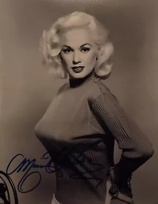 Mamie Van Doren Signed 8x10 • $110