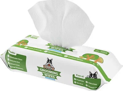 $19.99 • Buy Pogi's Dog Grooming Wipes - 100 For 100-Count Wipes, Fragrance-Free 