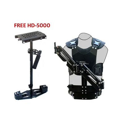 SHOOTVILLA Galaxy Pro Dual Arm And Vest With FREE HD-5000 Steadycam  • $385